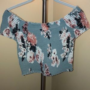 Kendall and Kylie off the shoulder top